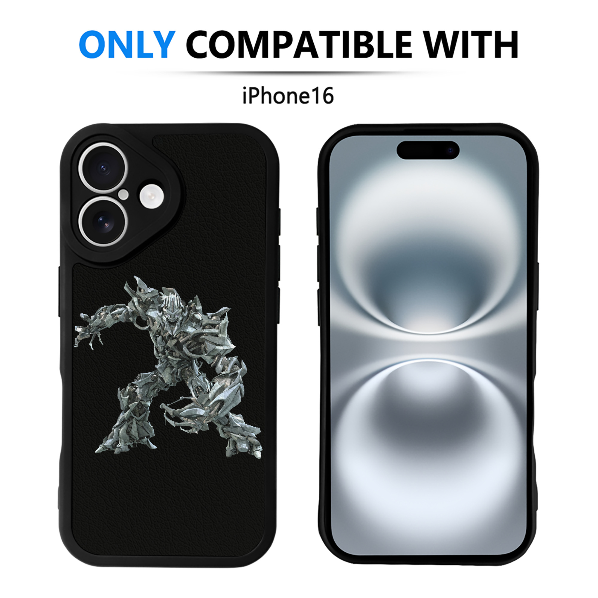 （画像用）  【iPhone 16シリーズ対応】シリコンスマホケース（レザー調） 材質：シリコン